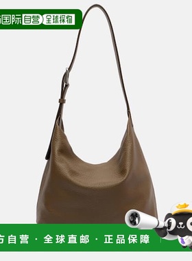 1h可退 香港直邮The Row 女士 Isa 皮革肩包 green绿色 舒适时尚