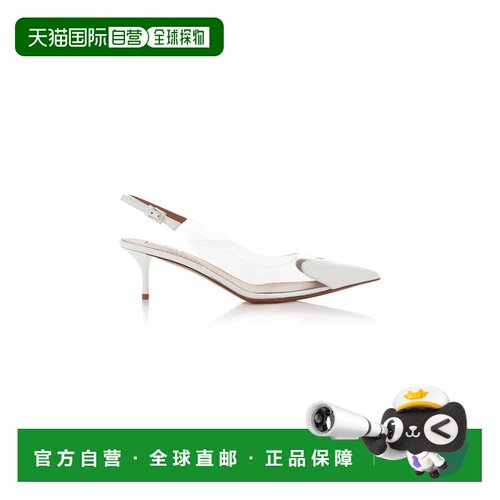 美国直邮alaia 女士 Le C&oelig;ur PVC, 皮质露跟浅口鞋女鞋单鞋