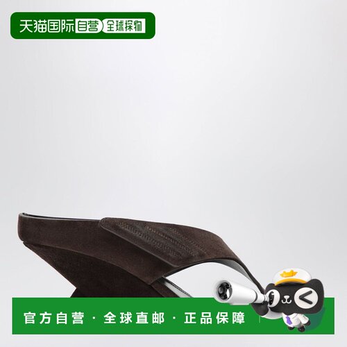 1h可退 香港直邮The Attico 女士 CHEOPE 绒面革深褐色人字拖 261