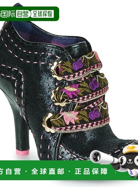 欧洲直邮Irregular Choice 女士 短筒靴 ABIGAILS FLOWER PARTY