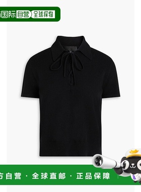 1h可退 香港直邮NILI LOTAN 女士 Magdalena 系带羊绒上衣 81286Y