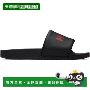 1h可退 香港直邮Hugo 雨果 男士 黑色 Padded Strap & Contrast L