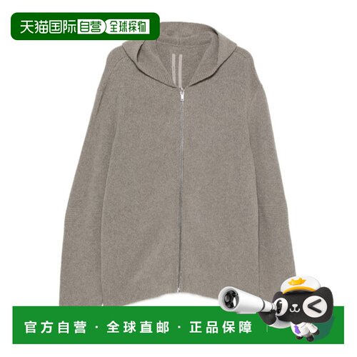 Rick Owens 长袖连帽针织衫 RU02F4666KWSF帽衫 【付后1h可退】