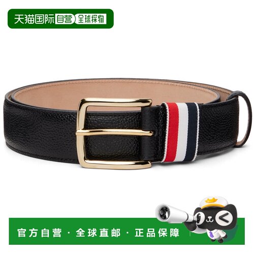 香港直邮Thom Browne 汤姆 布朗 男士 黑色 Pebble Grain Striped