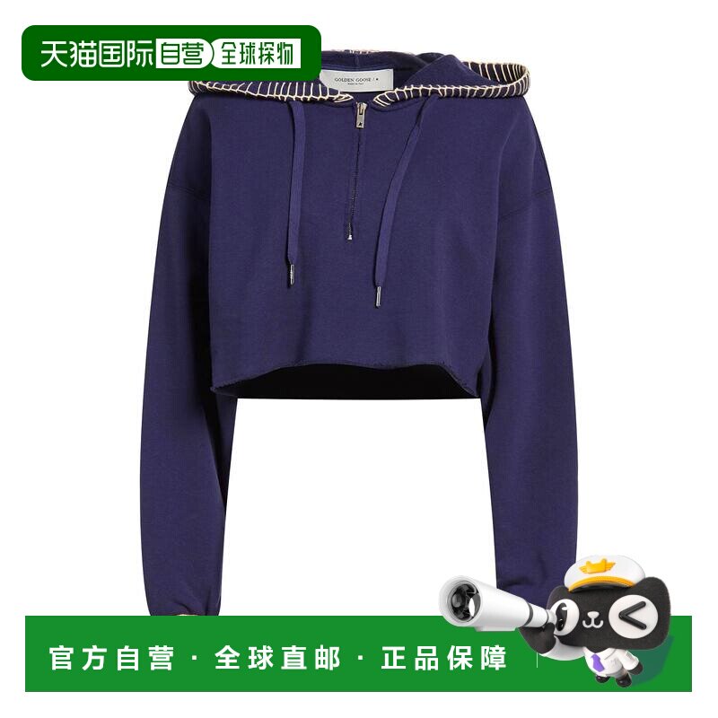 香港直邮GOLDEN GOOSE 女士 运动衫 purple紫色 舒适时尚卫衣帽衫