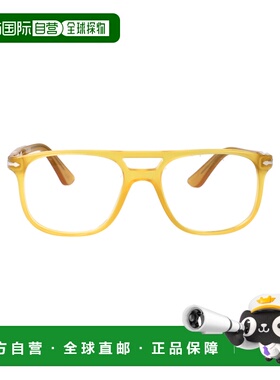 欧洲直邮PERSOL 男士眼镜 0PO3329V204 SS2026 黄色 GRETA