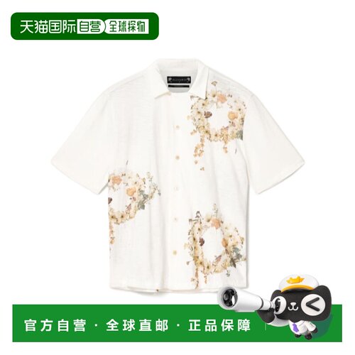 1h可退 香港直邮ALL SAINTS 男士衬衫 M106SEECRU SS2026 白色 Fl