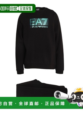 1h可退 香港直邮Ea7 男士 Outfit 运动运动装 black黑色 舒适时尚