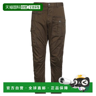 舒适时尚 香港直邮Dsquared2 green绿色 休闲长裤 二次方 男士