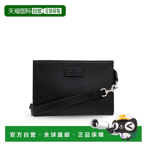 1h可退 香港直邮GUCCI 男士斜挎包 795488KAAAD1000 AW2025 黑色