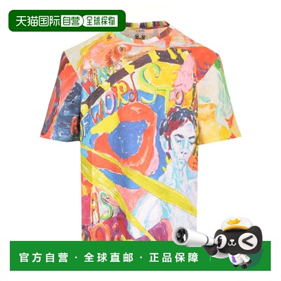 香港直邮LOEWE 罗意威 男士 图案印花T恤 HSM1Y22J01纯棉男装