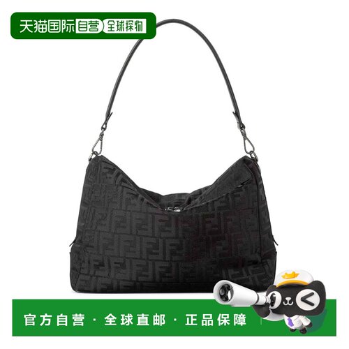 欧洲直邮FENDI 女士斜挎包 7VA667AVC6F0SAJ AW2025 黑色