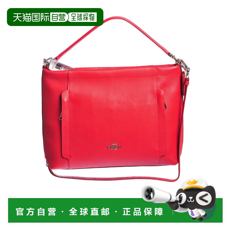 1h可退 香港直邮COACH 女士斜挎包 34312ROSSORED AW2022 红色 徽