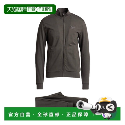 香港直邮Ea7 男士 Tracksuits 运动装 grey灰色 舒适时尚运动套装