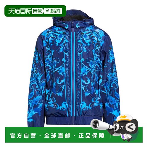1h可退 香港直邮versace 范思哲 男士 夹克 blue蓝色 舒适时尚