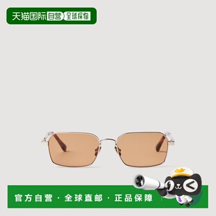 自营欧洲直邮Sandro桑德罗 女士棕色金属醋酸纤维太阳镜配饰