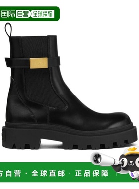 香港直邮Versace 圆头靴子 10182451A11978范思哲厚底鞋