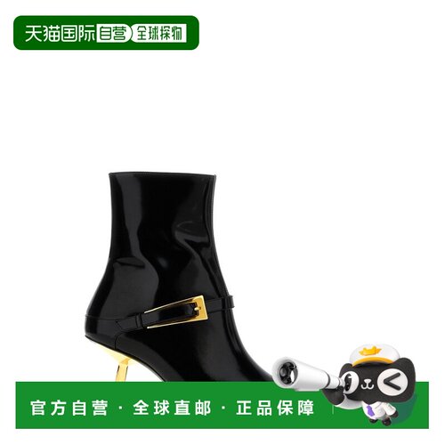 1h可退 香港直邮Saint Laurent 圣罗兰 女士 尖头短筒靴 806645AA