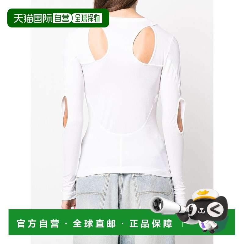 1h可退 香港直邮Givenchy 纪梵希 女士 徽标长袖T恤 BW610330WK