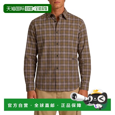 1h可退 欧洲直邮BURBERRY 男士衬衫 8130239C5688 AW2026 绿色 RA