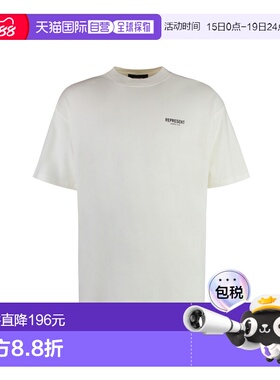 1h可退 香港直邮Represent 男士 棉质水手领T恤 OCM41114072