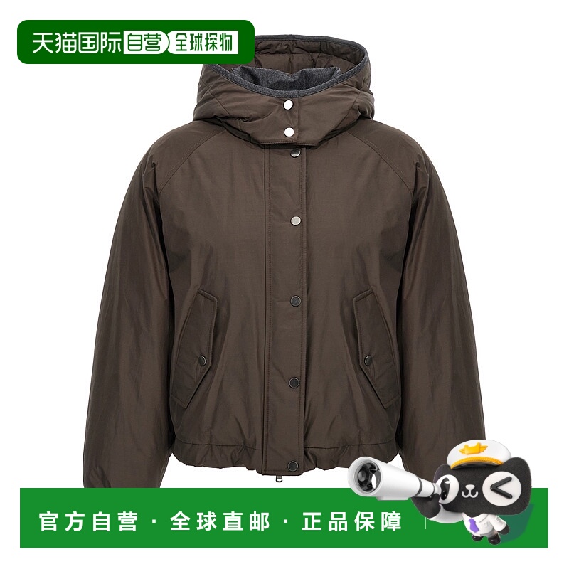 香港直邮Brunello Cucinelli 长袖棉服 MG5017835P短款立领