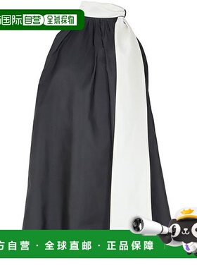 自营欧洲直邮MAXMARA麦丝玛拉 Beber女士黑色/白色聚酯纤维高领无