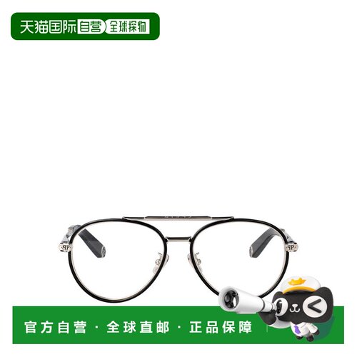 欧洲直邮PHILIPP PLEIN 男士眼镜 VPP137M0Z42 AW2025 黑色