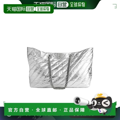 1h可退 香港直邮Balenciaga 巴黎世家 女士 CRUSH 大号绗缝手提包