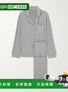 SKIMS 女士 柔软休闲混灰色睡衣套装 APSET0600HEGHEATHE