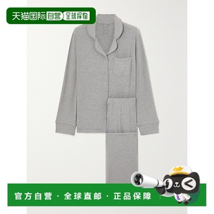 SKIMS 女士 柔软休闲混灰色睡衣套装 APSET0600HEGHEATHE