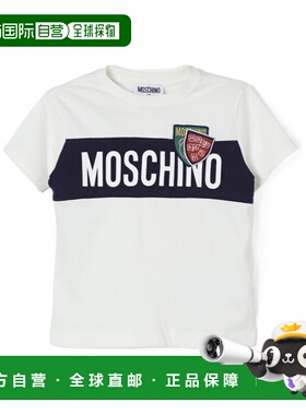 香港直邮Moschino 莫斯奇诺 女童 短袖T恤童装 HUM04TLAA2010