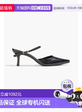 1h可退 香港直邮Simkhai 女士 Kieran 皮质浅口鞋 524S004LBLACK