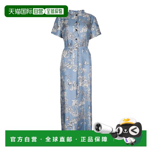 香港直邮Dior 印花短袖连衣裙 541L96A6987 【付后1h可退】
