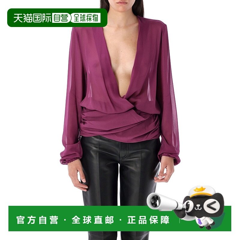 1h可退 香港直邮The Attico 女士 乔其纱衫 WCE00003VVV099AA