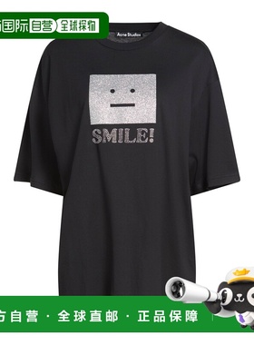 香港直邮Acne Studios 艾克妮 女士 T恤 black黑色 舒适时尚