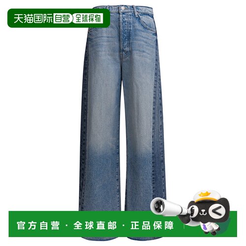 香港直邮MOTHER 女士牛仔裤 113161085BDK AW2026 蓝色 腰带环牛