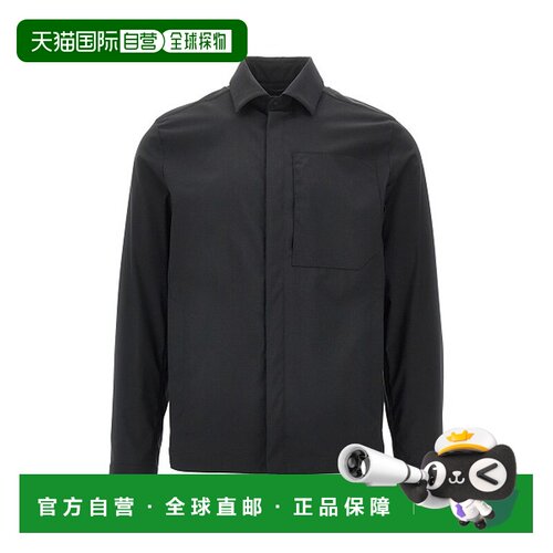 1h可退 香港直邮Herno 男士 衬衫式夹克 GI000625U33484 black黑