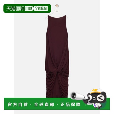 香港直邮LOEWE 女士连衣裙 S359Y09XK471107110 SS2026 酒红色