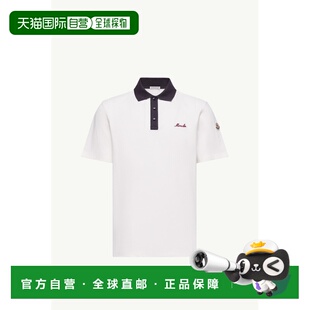 盟可露 短袖 刺绣徽标棉质珠地布 衫 Polo 欧洲直邮MONCLER