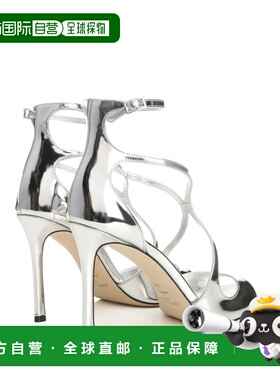 1h可退 欧洲直邮JIMMY CHOO 女士凉鞋AZIA95QUISILVER高跟细高跟