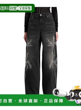 香港直邮Blumarine 多口袋直筒裤牛仔裤 4J122A