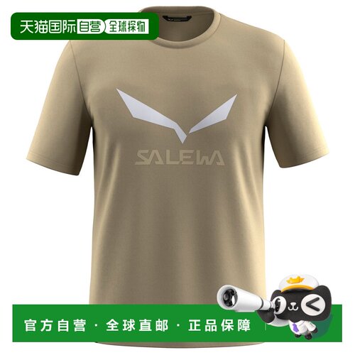 1h可退 欧洲直邮SALEWA 男士户外T恤 2162734QUICKSAND CO 驼色