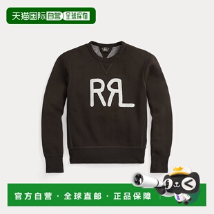 自营欧洲直邮RalphLauren拉夫劳伦 RRL棉质羊毛徽标运动衫卫衣