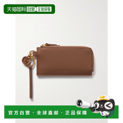 1h可退香港直邮Gucci 古驰 女士 饰双G卡包挂饰卡片夹 847478AAEV