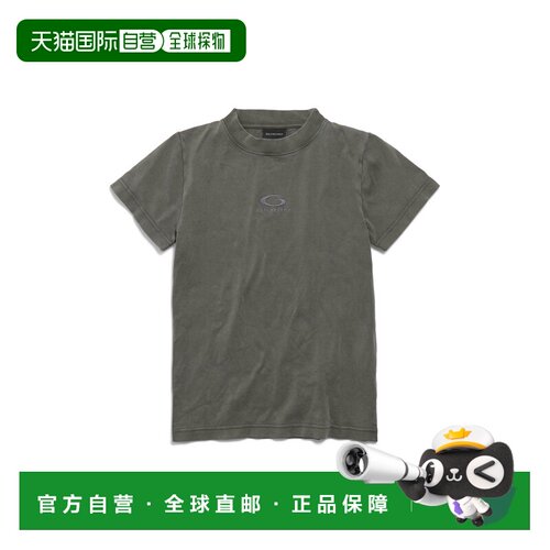 1h可退 香港直邮Balenciaga 巴黎世家 女士 Loop Icon 运动合身T(