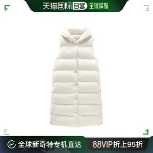 欧洲直邮WOOLRICH 23年新款 Ellis系列 女士白色聚纤长款羽绒马甲