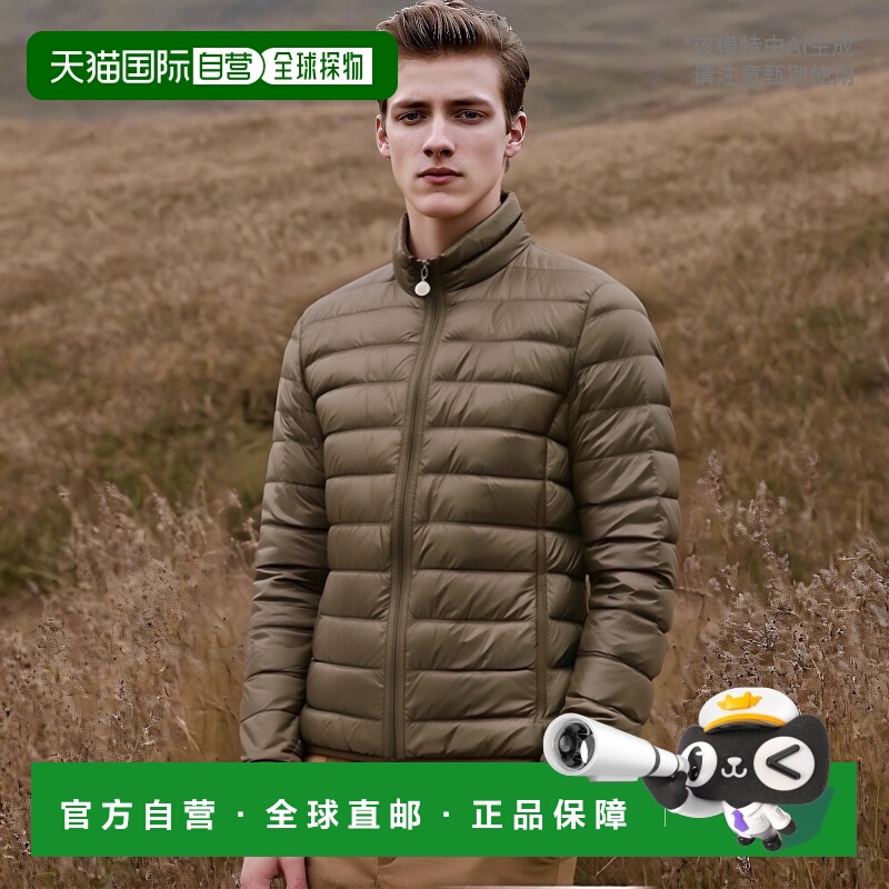 香港直邮EA7 Emporio Armani 徽标绗缝羽绒服 8NPB01PN29Z高端流