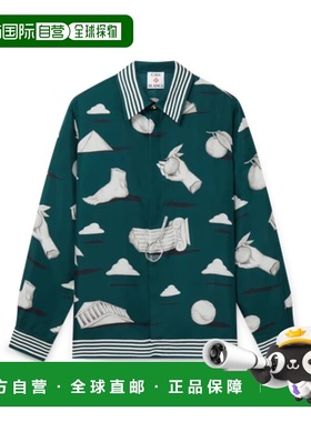 1h可退 香港直邮Casablanca 男士 U-MPS25-SH-021-02.SILK METAPH