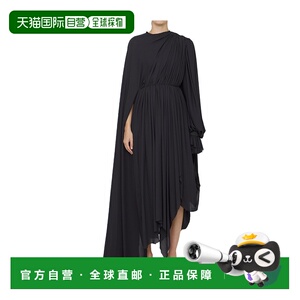 【99新未使用】香港直邮Balenciaga 后脖系带连衣裙 768709TGO08